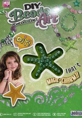 DIY Beads Art Jewelry Series 360pcs Starfish Charm Kit